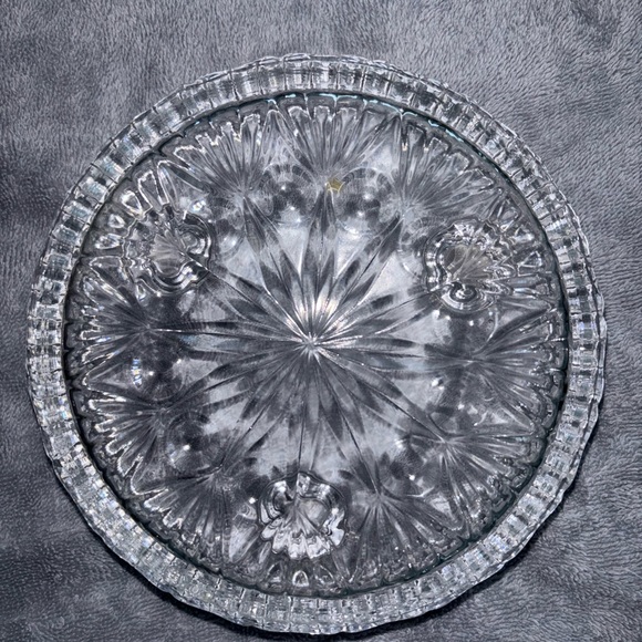 VINTAGE PRINCESS HOUSE 24% LEADED CRYSTAL, 3-TAPER CANDLE HOLDER by - FOSTORIA… - Picture 5 of 5